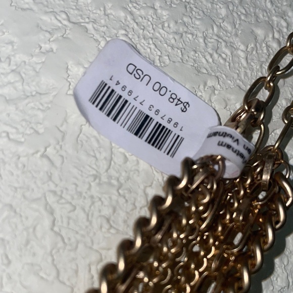 Free People Natural Zella Layer Necklace NWT - Picture 4 of 4